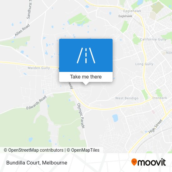Bundilla Court map