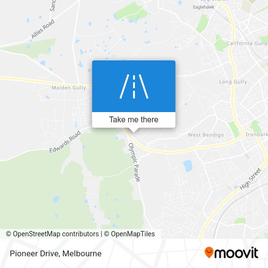 Pioneer Drive map