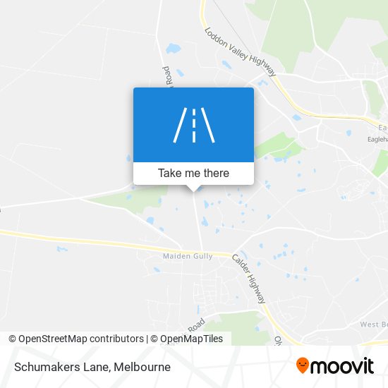Schumakers Lane map