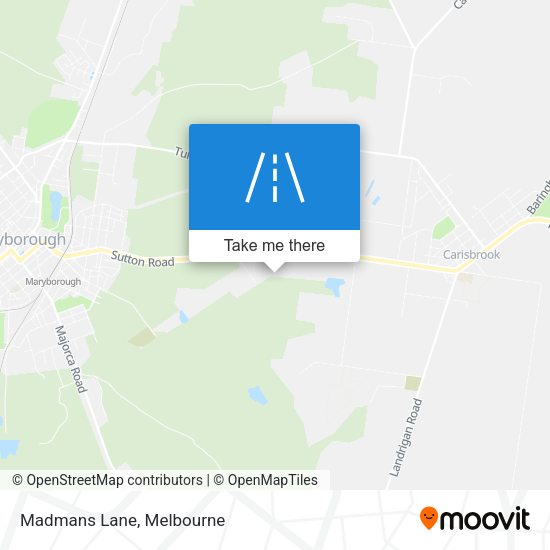 Madmans Lane map
