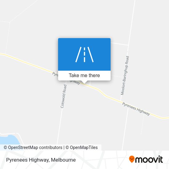 Pyrenees Highway map