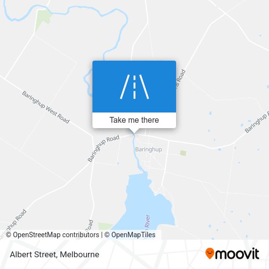 Albert Street map