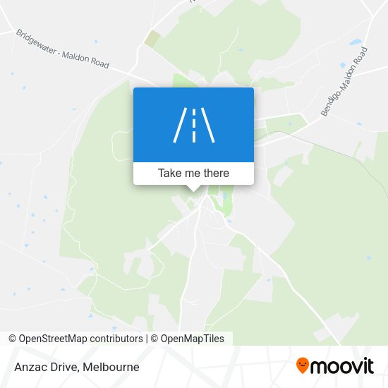 Anzac Drive map