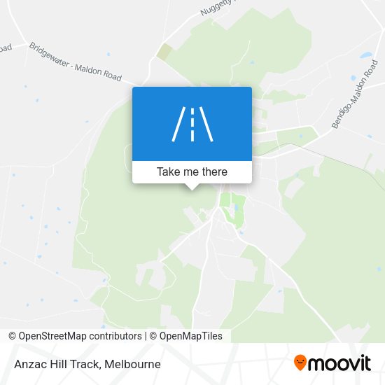 Anzac Hill Track map
