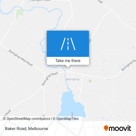 Baker Road map