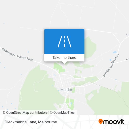 Dieckmanns Lane map