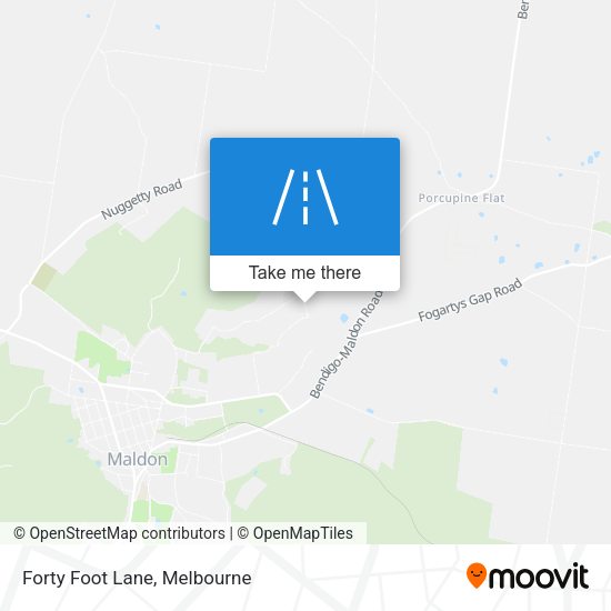 Forty Foot Lane map