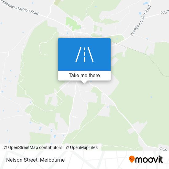 Nelson Street map