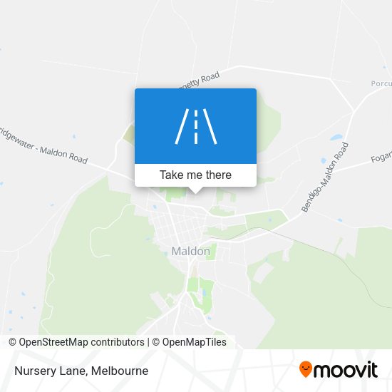 Nursery Lane map