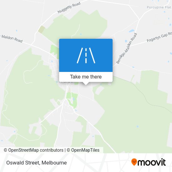 Oswald Street map