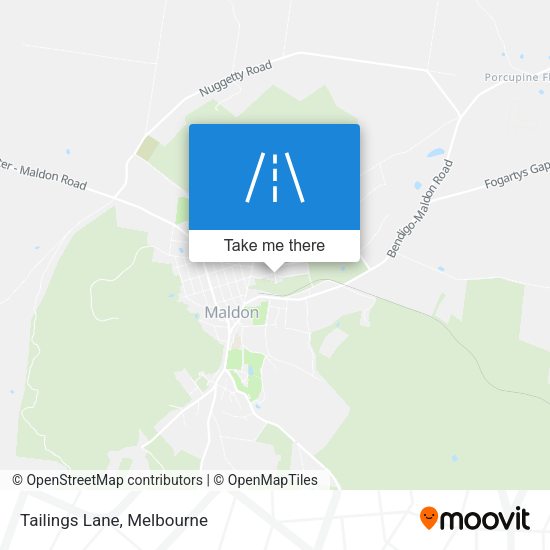 Tailings Lane map