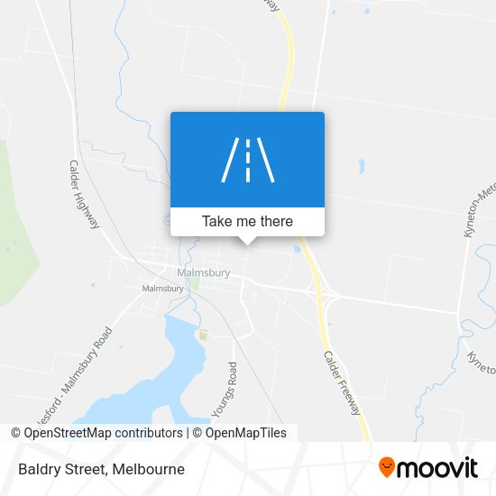 Baldry Street map