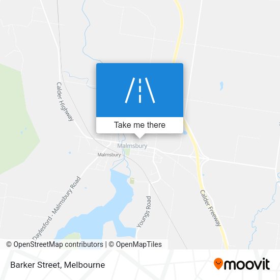 Barker Street map