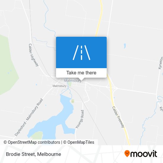Brodie Street map