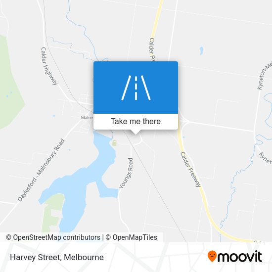 Harvey Street map