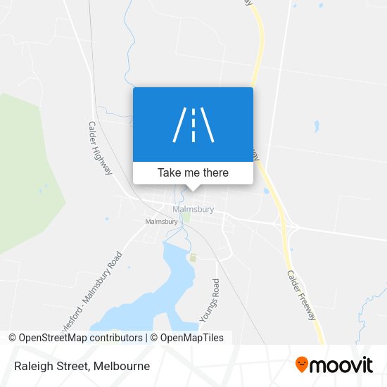 Raleigh Street map