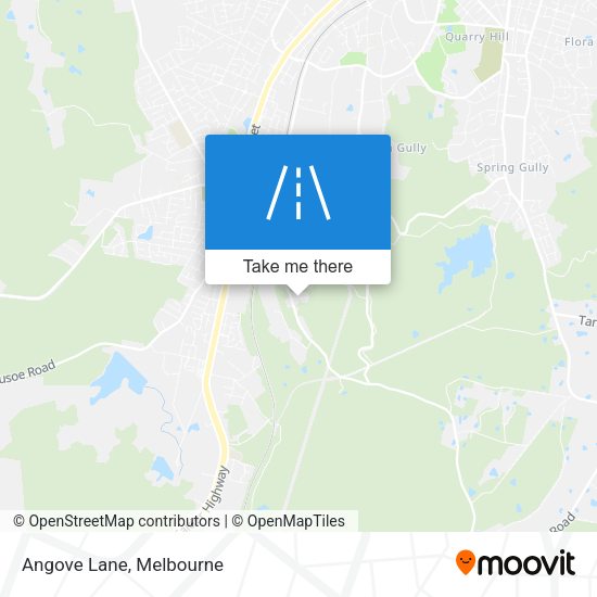 Angove Lane map