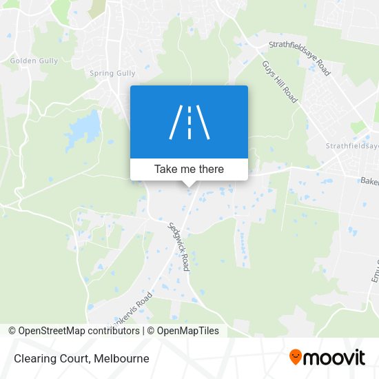 Clearing Court map