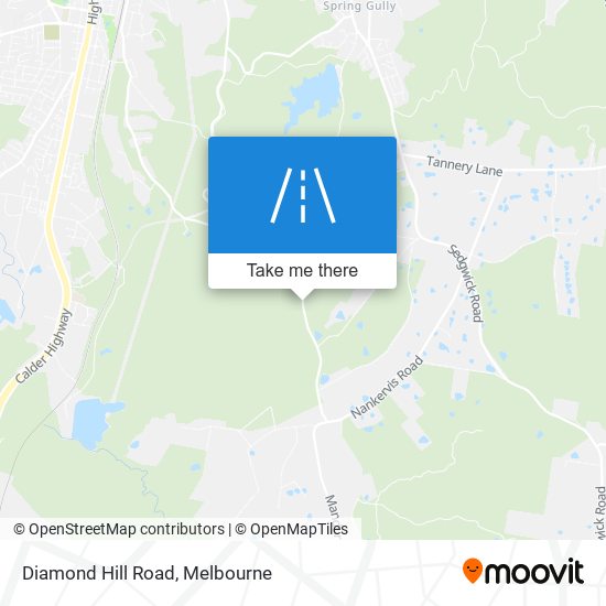 Diamond Hill Road map