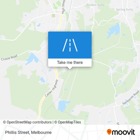 Phillis Street map