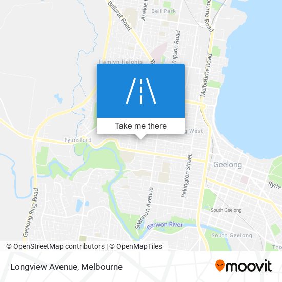 Mapa Longview Avenue