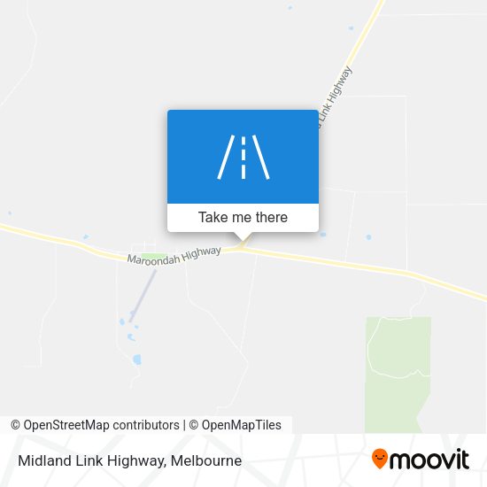 Midland Link Highway map