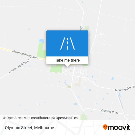 Olympic Street map