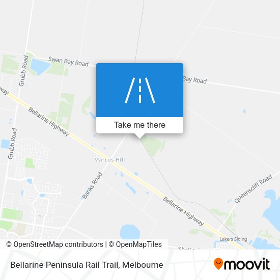 Bellarine Peninsula Rail Trail map