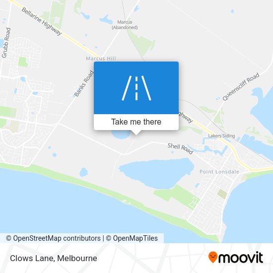 Clows Lane map