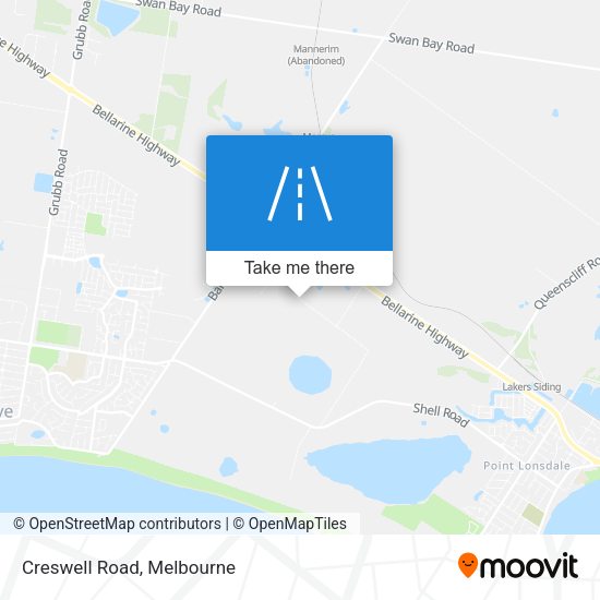 Creswell Road map