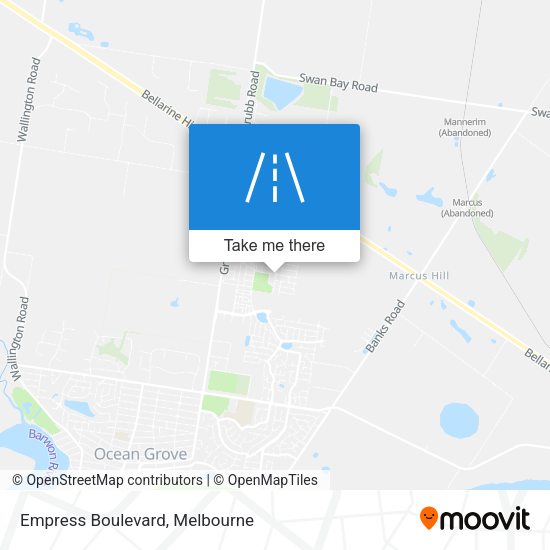 Empress Boulevard map