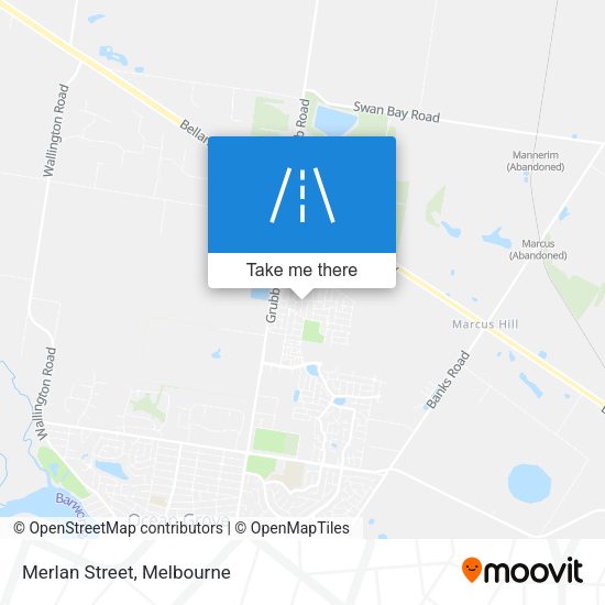 Merlan Street map