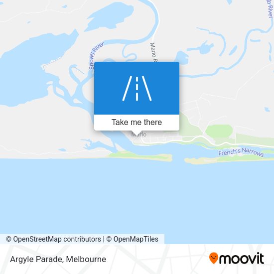 Argyle Parade map