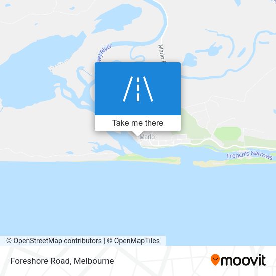 Foreshore Road map