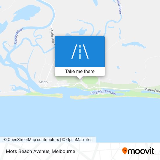 Mots Beach Avenue map