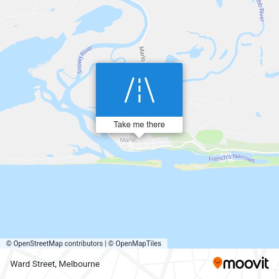 Ward Street map