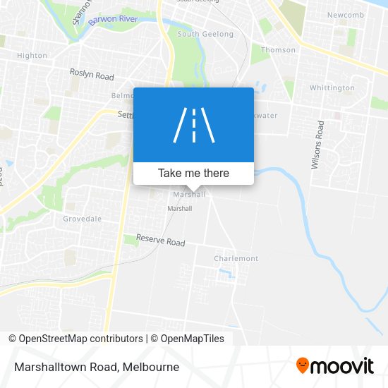 Marshalltown Road map