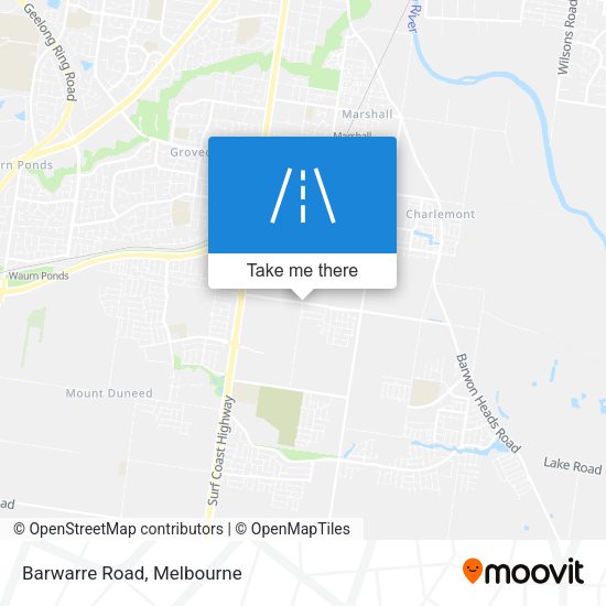 Barwarre Road map