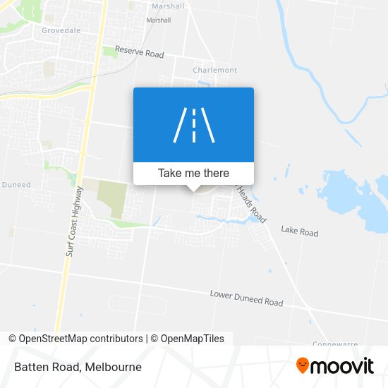 Batten Road map