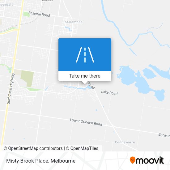 Misty Brook Place map