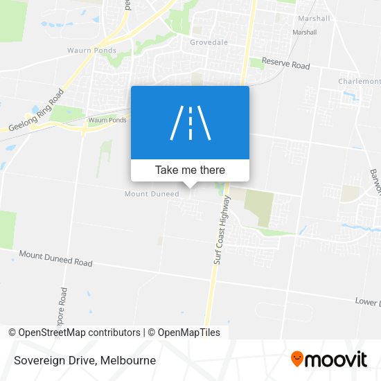 Sovereign Drive map