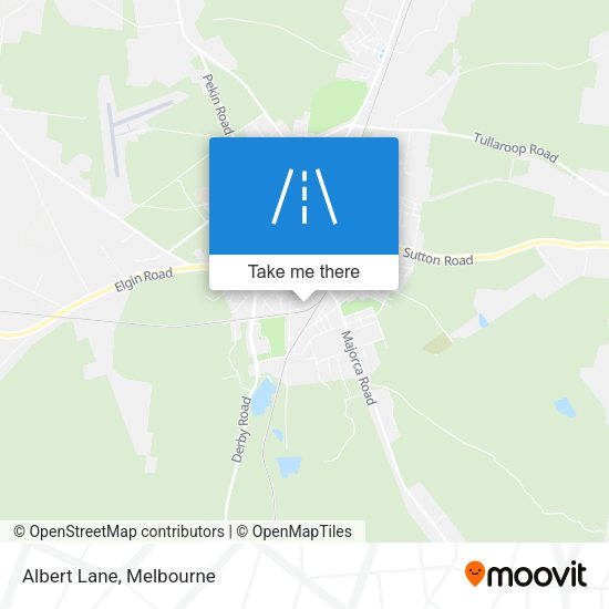 Albert Lane map