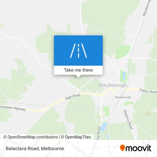 Balaclava Road map
