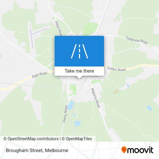 Brougham Street map