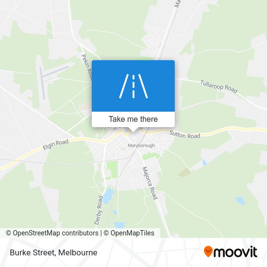 Burke Street map