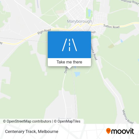 Centenary Track map