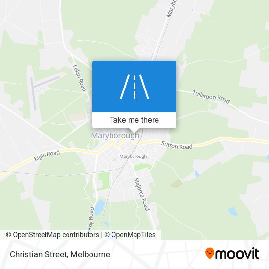 Christian Street map