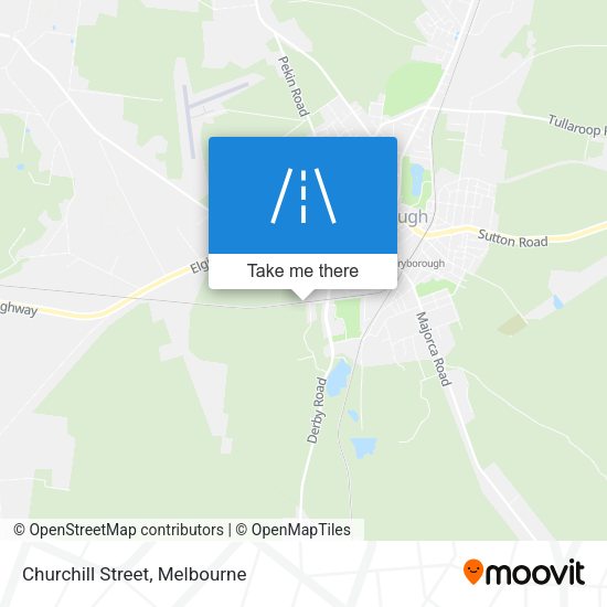 Churchill Street map