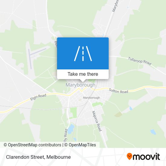 Clarendon Street map