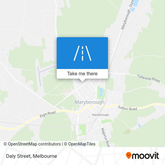 Daly Street map
